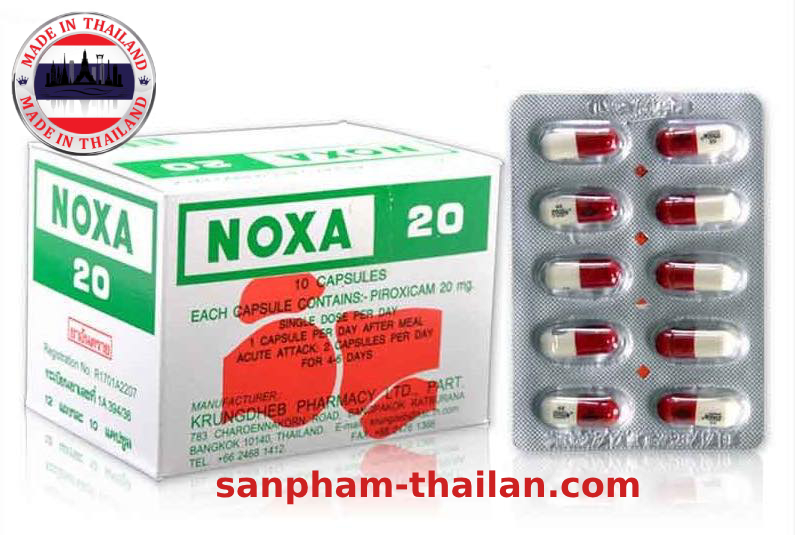 Thuốc Trị Khớp/Gout Noxa 20 thái lan